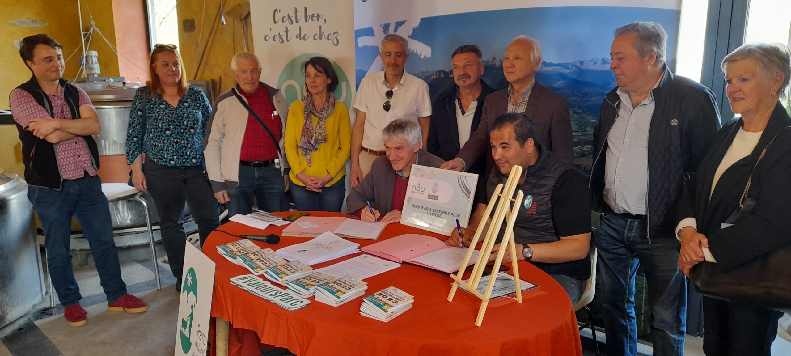 Signature De La Convention De Partenariat Nòu Ariège Pyrénées - Valeurs ...